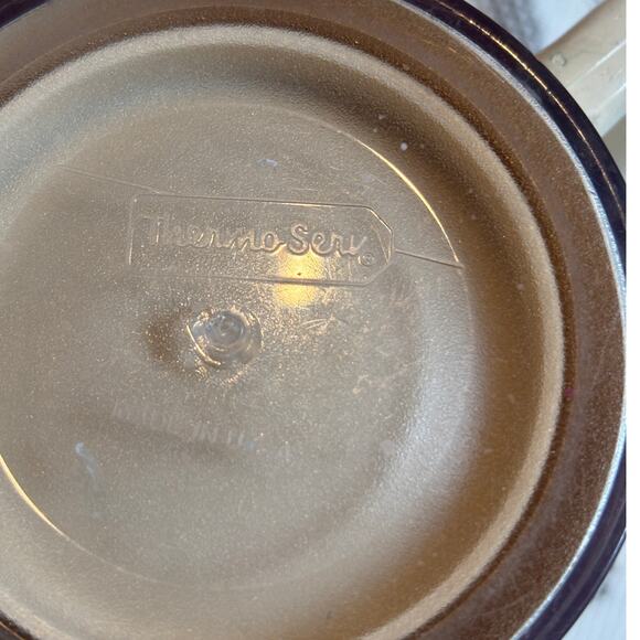 Vintage Hallmark 1987 Thermo Serv Auntie Em Patchwork Country Hearts Coffee Mug - Picture 3 of 5